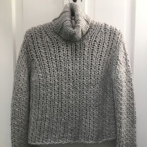 Nicole Farhi Chunky Grey Knit Sweater